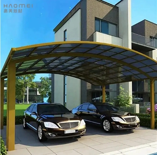 Roof Mounted Solar Carport Aluminium Racking Structure Waterproof Solar Carport with Solar Panel Roof