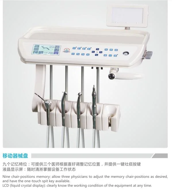 Ce, ISO Approved Electric Dental Chair with LED Sensor Lamp