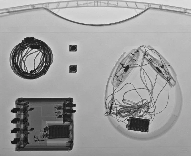 Handheld Baggage X-ray Scanner Penetrating 25mm Steel Plate