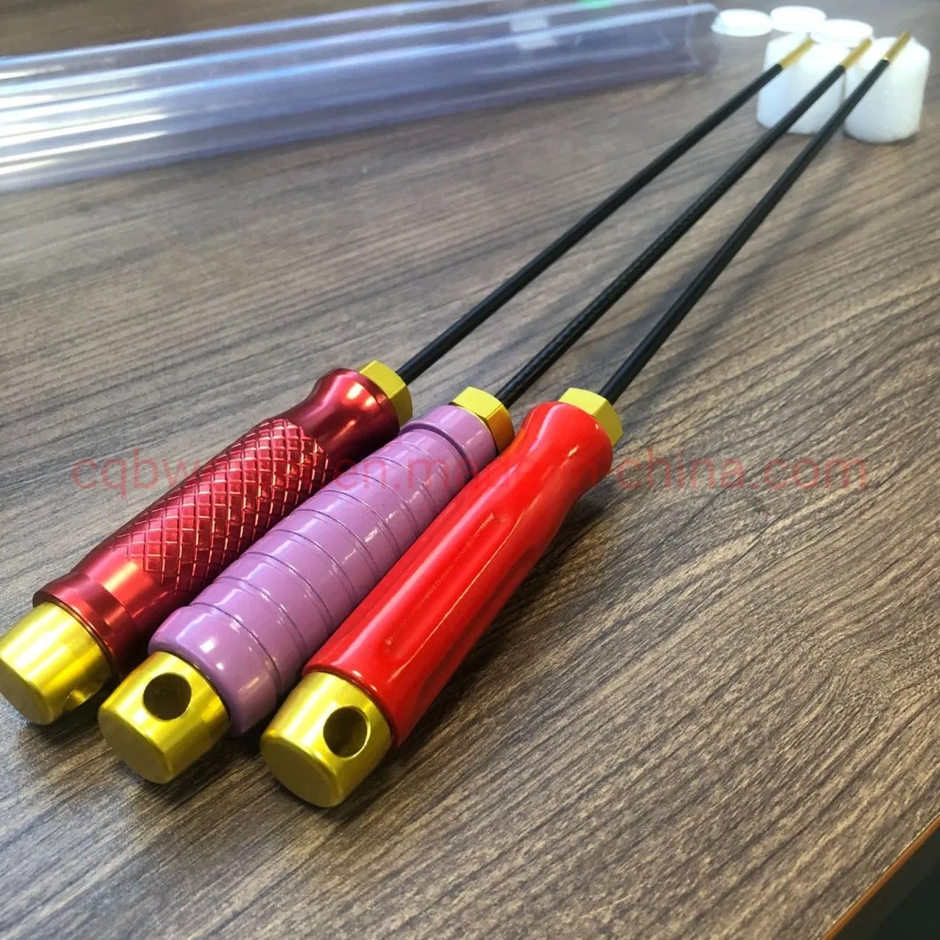 Hot Sale Aluminum Handle Carbon Fiber Universal Firearm Cleaning Rod