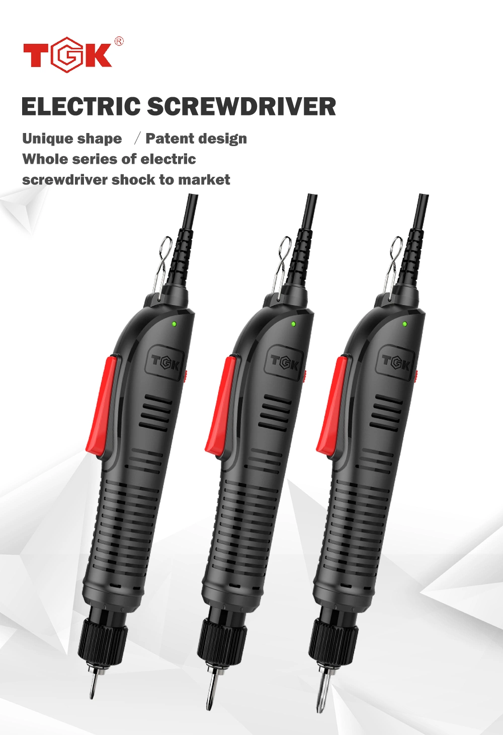 Mini Electric Screwdriver with Power Controller for Mounting Rack Screws pH635