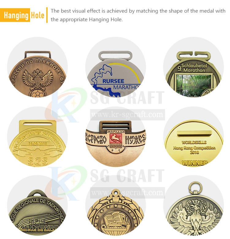 Design Trophy Ribbon Military Marathon Soccer Football Running Taekwondo Karate Sport Blank Sublimation Custom Wooden Zinc Gold Metal Beijing Medal with Ribbon