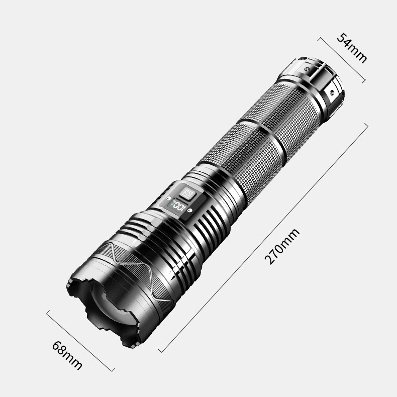 Tactical High Lumens Compact Weapon Laser Stroke Aluminium LED Torch Flashlight