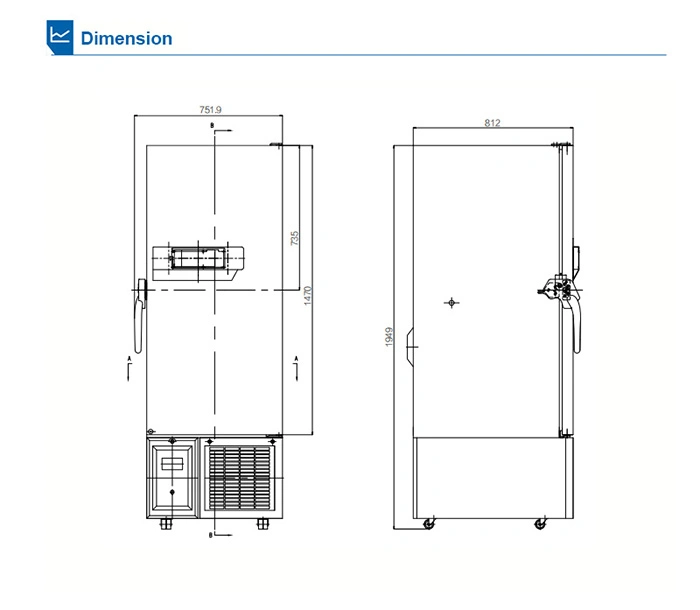 -86c Freezer Ultra Cold Low Temperature Freezer Deep Freezer for Lab