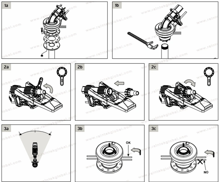 Full Stocked Twin 101 Type Impact Metal Spray Gun with 18, 24, 45 Degrees