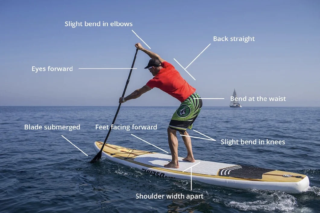 Wood Color 11&prime; Single Double Layer Inflatable Sup