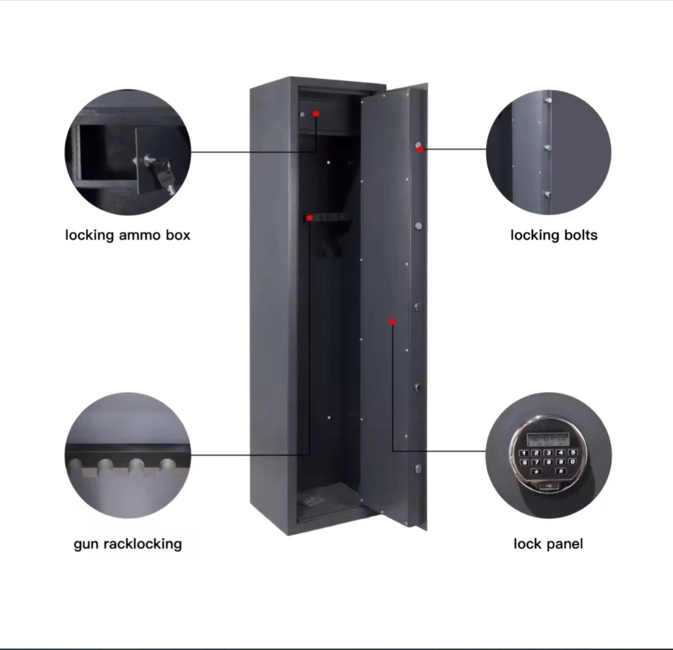 Digital Lock Safe 5 Metal Gun Cabinet Gun Storage Cabinet