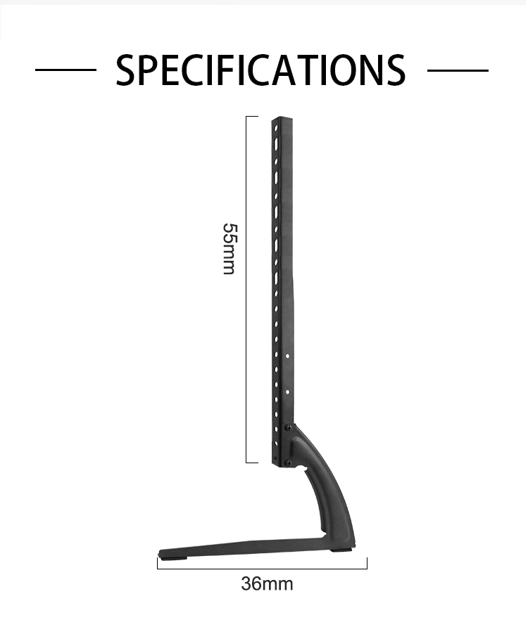 Universal Display LCD TV Base Desktop Stand Free Punching Tabletop TV Stand