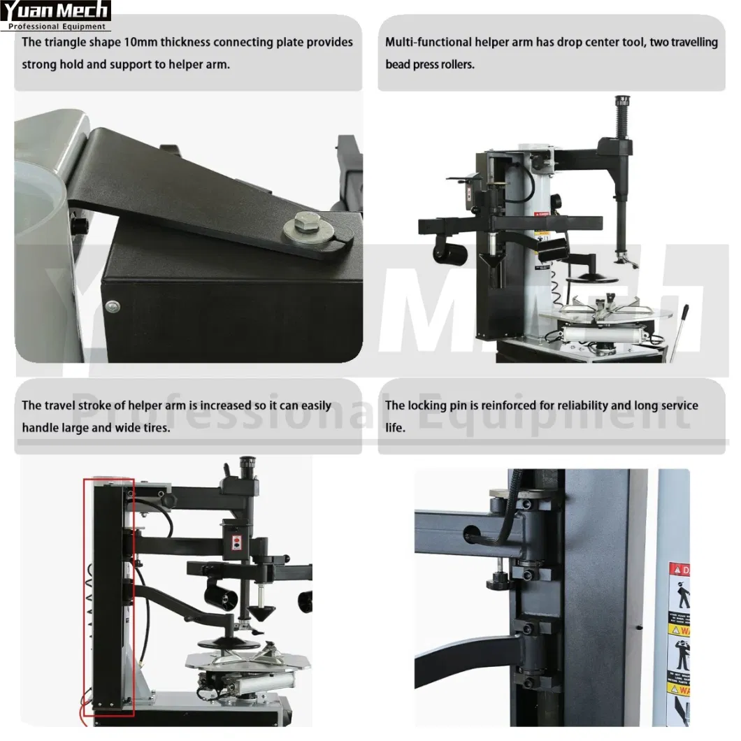 Tire Changer Mounting of Vehicle Equipments