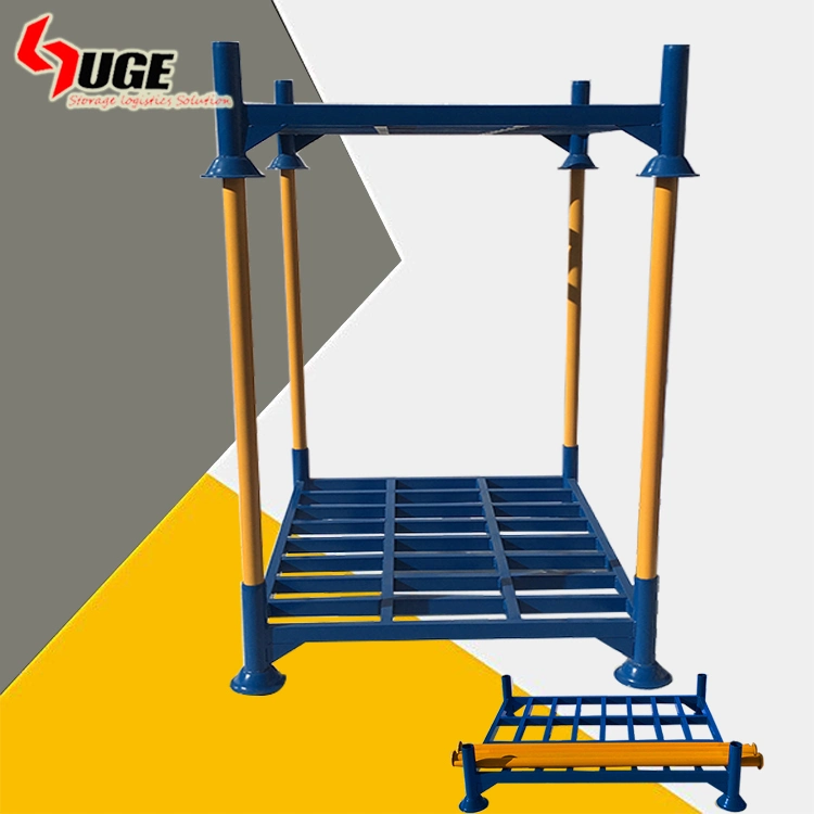 Flat Transport Customized Pallet Tray Shelf Warehouse Rack Holder with Truck