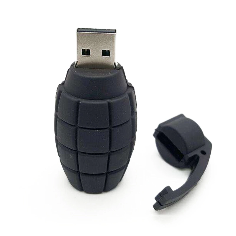 Pistol Grenade Mechanical Weapon Gun Shape USB Flash Drive