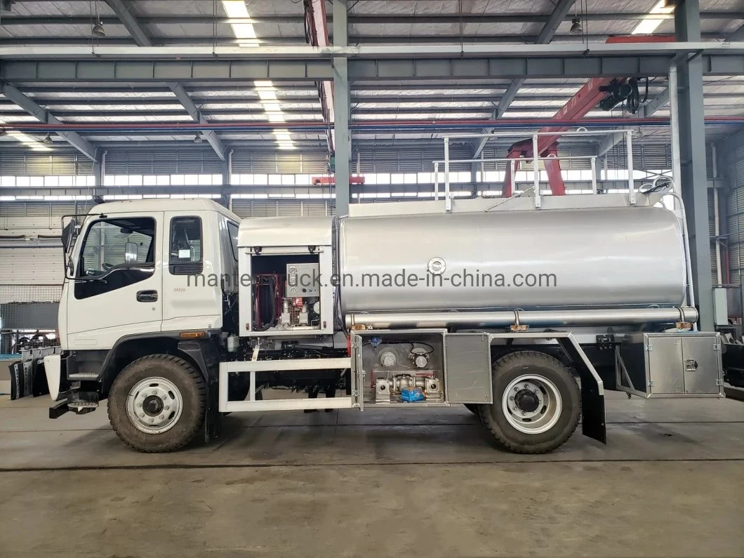 Isuzu 14000L Aircraft Refueling Truck Alumium Tank Fuel Bowser Truck for Airport