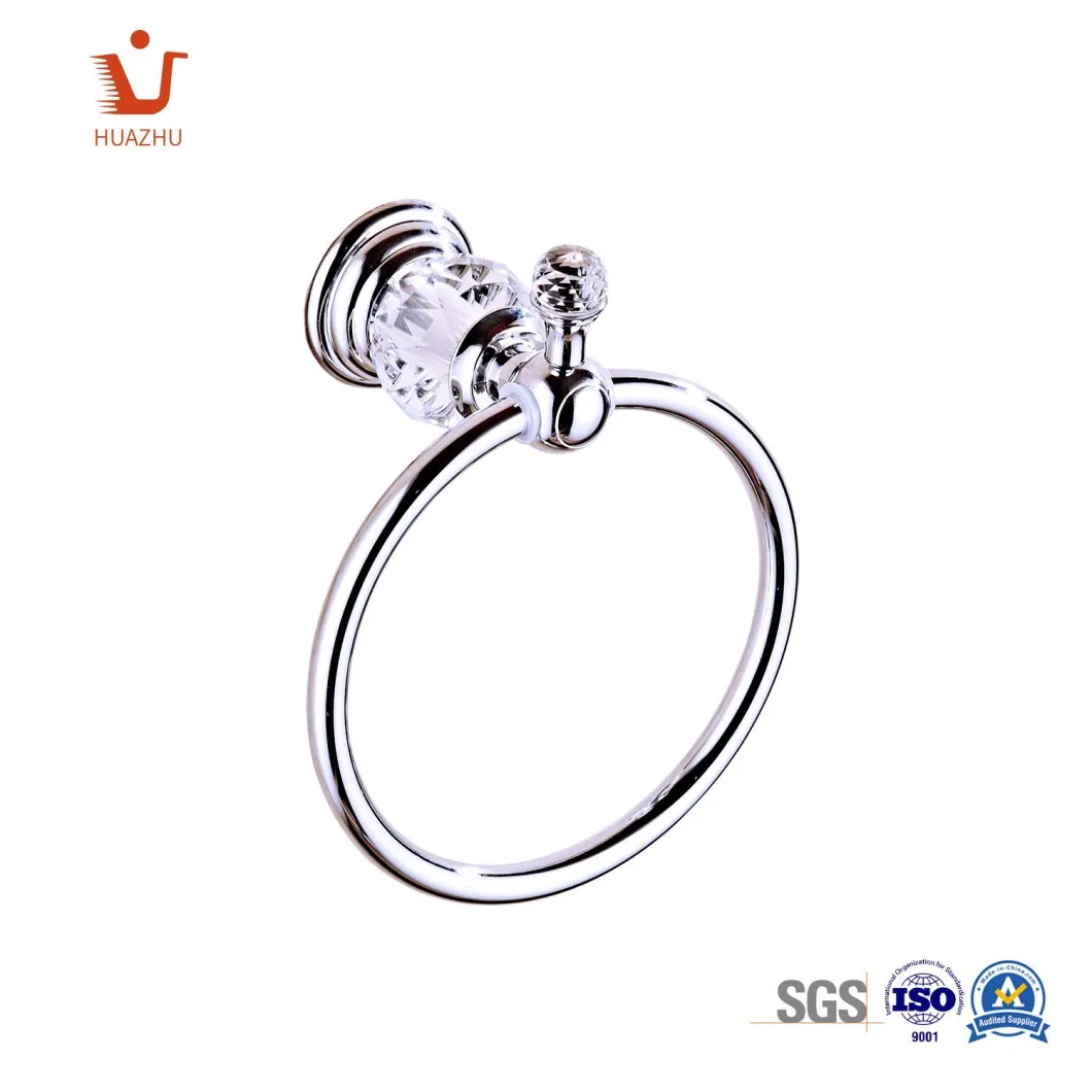 304 Stainless Steel Bathroom Accessories Chrome Bathroom Metal Towel Ring