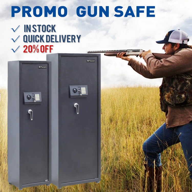 GS0100e Series Tucen 5/8/10 Liberty Gun Holders Electronic Gun Safe