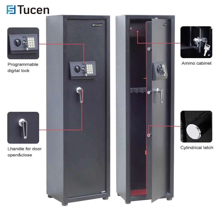 GS0100e Series Tucen 5/8/10 Liberty Gun Holders Electronic Gun Safe