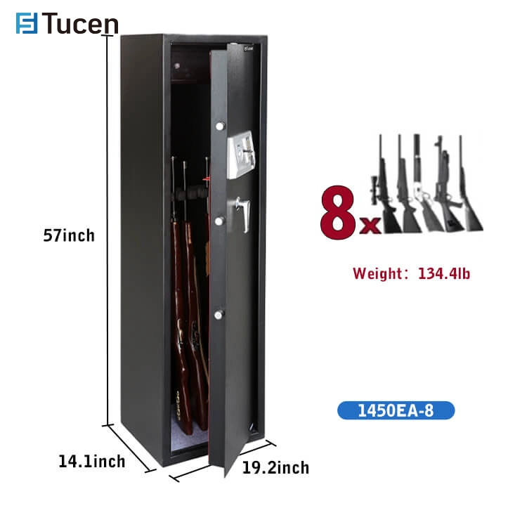 GS0100e Series Tucen 5/8/10 Liberty Gun Holders Electronic Gun Safe