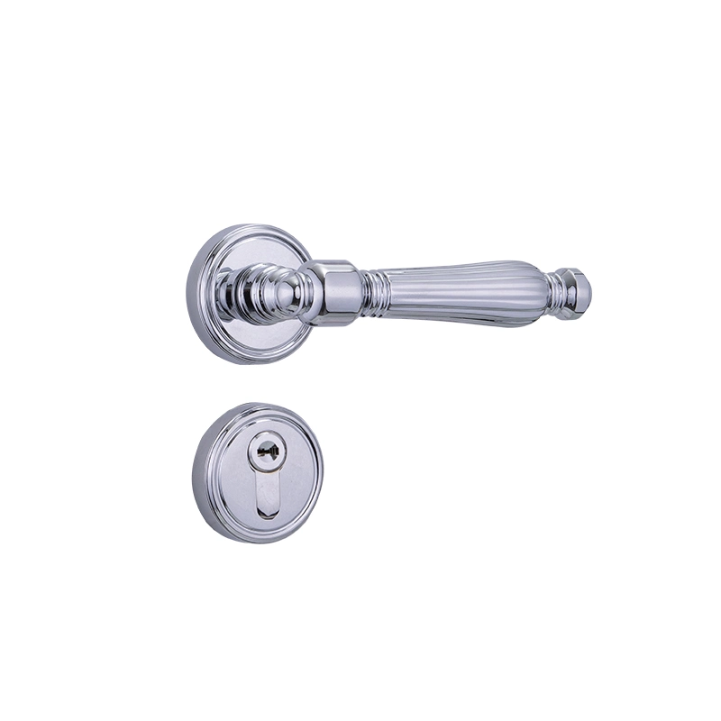 Zinc Alloy Safety Door Lever Handles for Home Room Interior Bedroom Bathroom