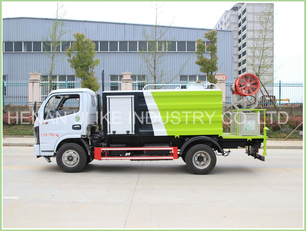 Dust Suppression Truck with 360 Degree Rotation Fog Spray for City Clean