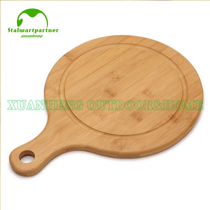 Round Natural Bamboo Cheese Board