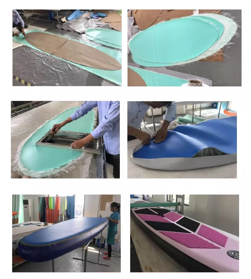 Customs Logo High Quality Drop Stitch PVC Stand up Inflatable Sup Paddle Board for Surfing and Yoga Outdoor Water Sports Product Inflatable Boat