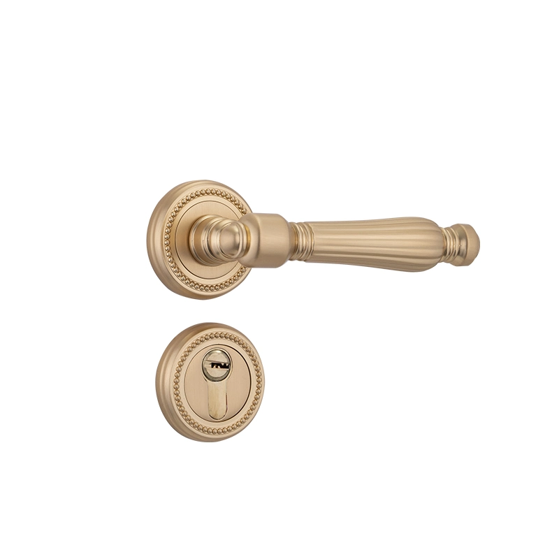 Zinc Alloy Safety Door Lever Handles for Home Room Interior Bedroom Bathroom