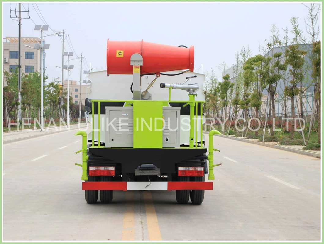 Dust Suppression Truck with 360 Degree Rotation Fog Spray for City Clean