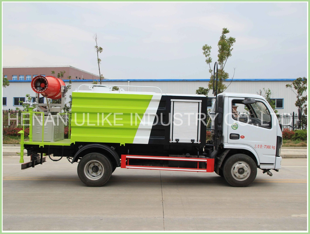 Dust Suppression Truck with 360 Degree Rotation Fog Spray for City Clean