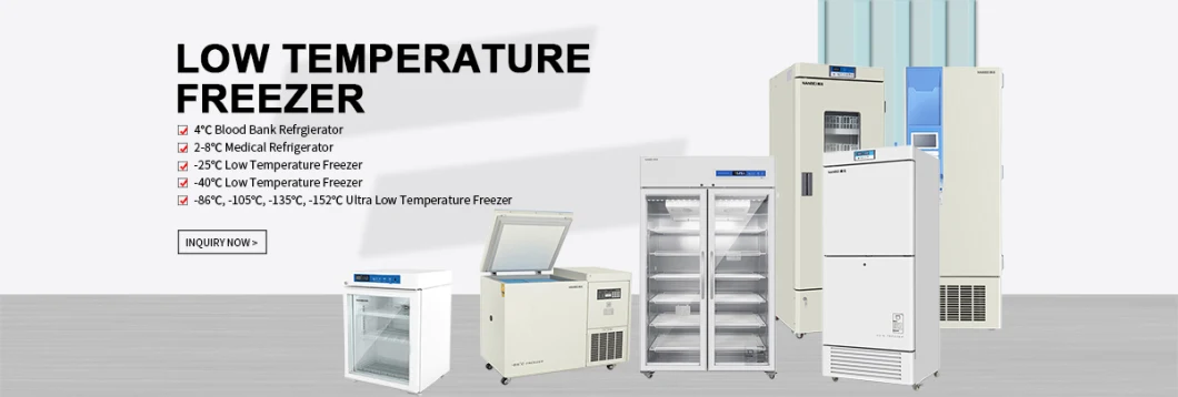 Environmentally Friendly Lab Ult Low Temperature Freezer with Touch Screen