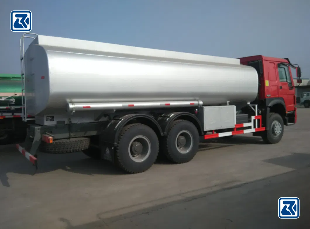 Sinotruk HOWO 6X4 6000 Gallon Diesel Oil Transporter Capacity Fuel Tanker 20000 Liters Oil Tank Truck with Gun