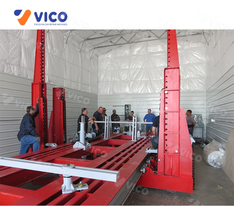 Vico Heavy Duty Truck Frame Straightening Machine Frame Rack for Truck Repair