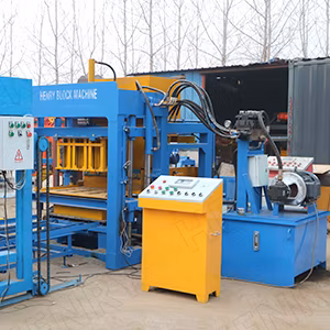 Concrete Hollow Cement Paver Qt 4-20 Block Machine Fully Automatic Big Capacity