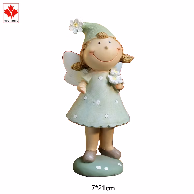 Factory Customized Fairy Elf Gift Ornament Angel Girl Resin Figurine