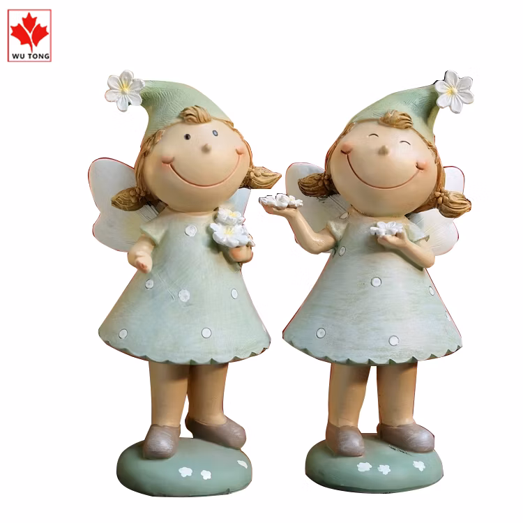 Factory Customized Fairy Elf Gift Ornament Angel Girl Resin Figurine