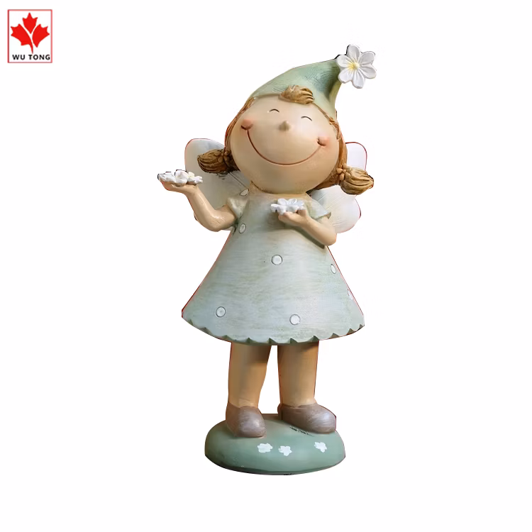 Factory Customized Fairy Elf Gift Ornament Angel Girl Resin Figurine