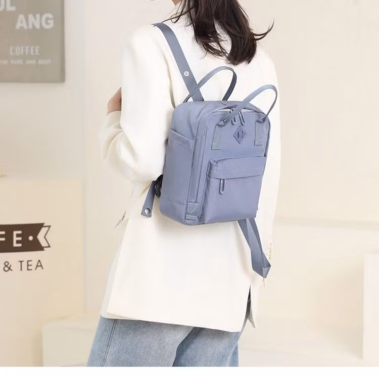 Fashion Girl Nylon Backpack Bag Big Capacity Handbag Ladies Single Shoulder Bag (MFN6465)