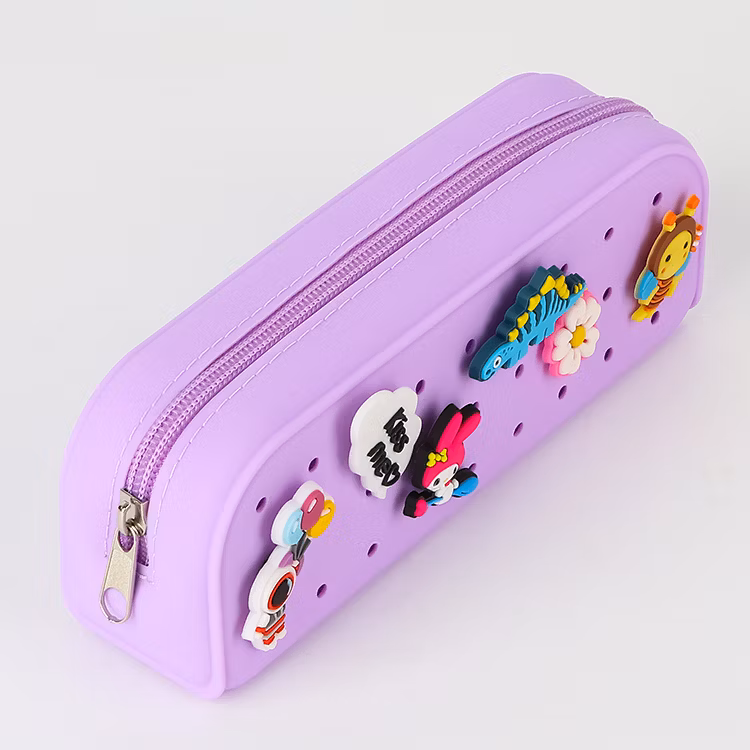 Custom Logo Pencil L Stationery Kids Creative DIY Pen Bag Storage Pouch