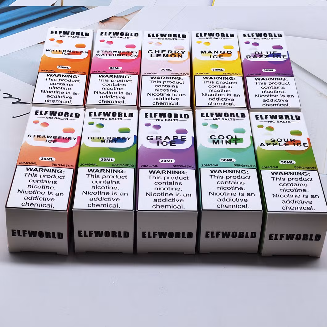 Disposable Vape Pen Prefilled Pod Vape Juice E-Cigarette Nast Ejuice Eliquid 30ml OEM Flavours 2%5% 0% 3% Nicotine Vape Pouches