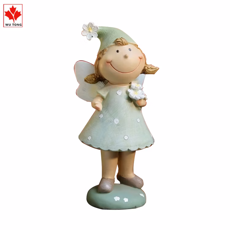Factory Customized Fairy Elf Gift Ornament Angel Girl Resin Figurine