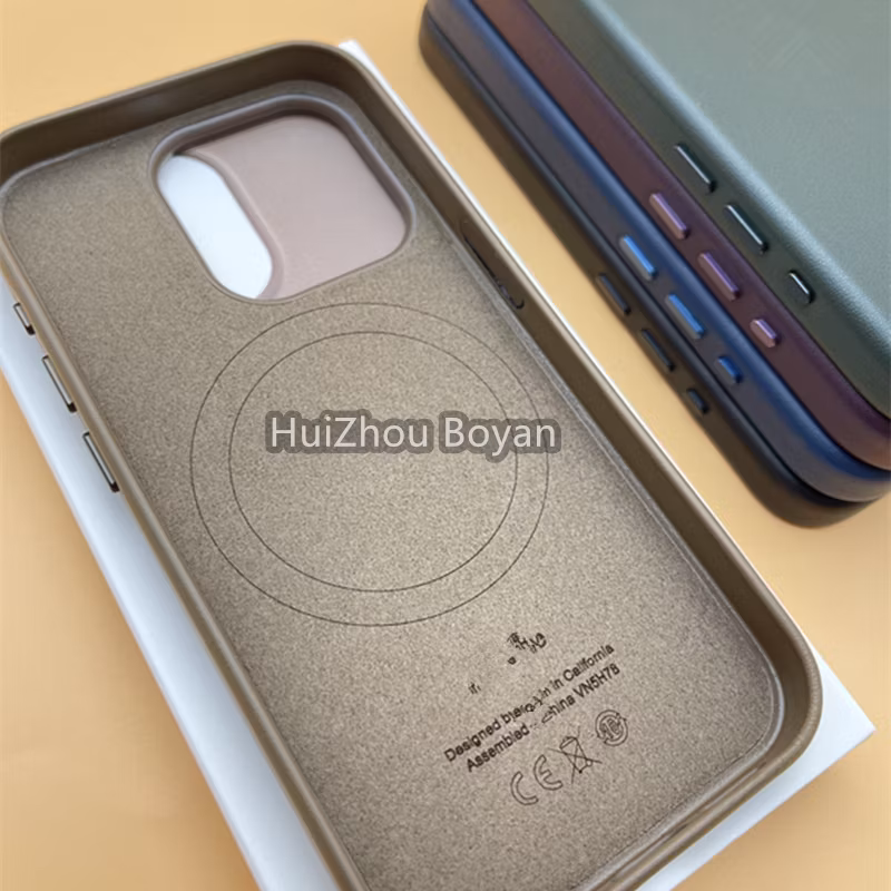 Wholesale Phone Case Leather Case with Magsafe for Phone 15 15puls 15PRO 15 PRO Max 16 16puls 16PRO 16 PRO with Dark Purple