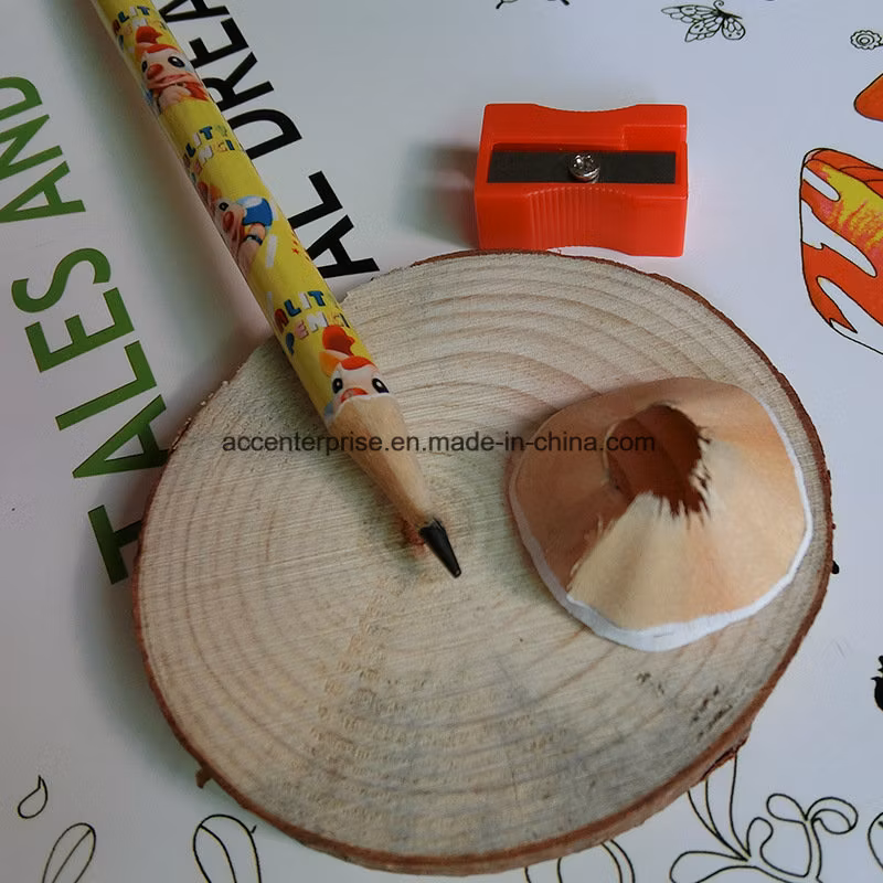 Hot Stamping Black Wood Pencil with Eraser