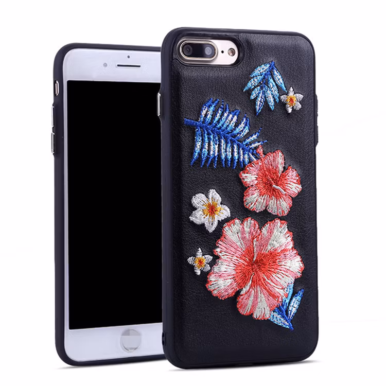 Mobile Phone Sewing Flower Case for iPhone 7