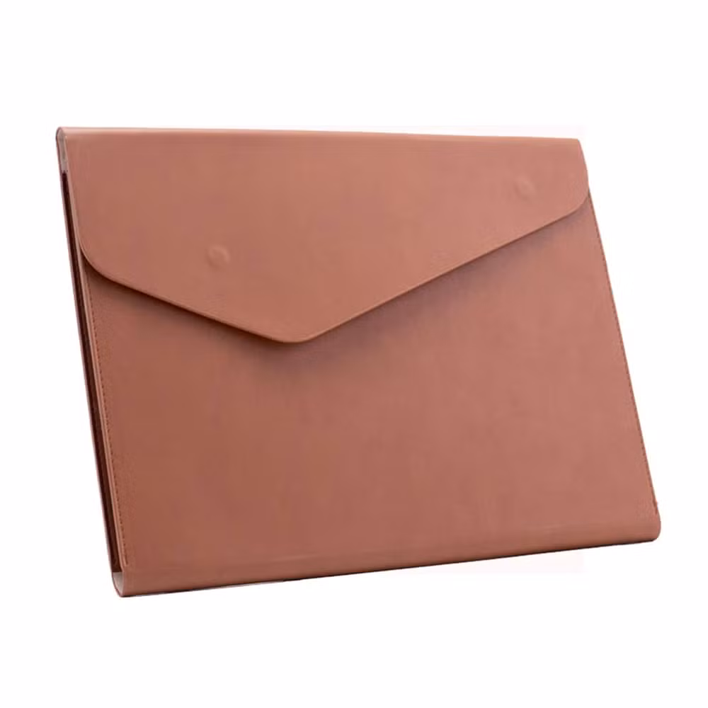 PU Leather A4 File Document Holder Waterproof Portfolio Envelope Folder Case with Invisible Magnetic Closure