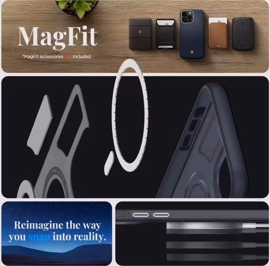 Spg Leather Phone Case for iPhone 16 15 14 13 12 11 Spigen