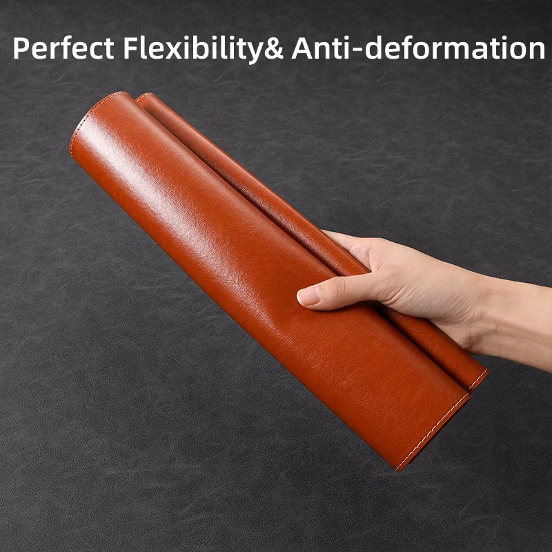 Red PU Leather A4 File Folder Document Holder Waterproof Portfolio Envelope Folder Case with Snap Closure