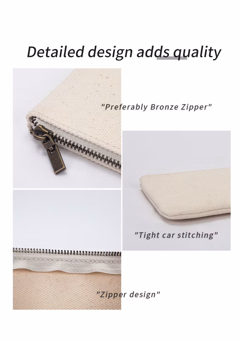Canvas Pencil Case Cartucheras PARA Colores Large-Capacity Casual Storage Bag