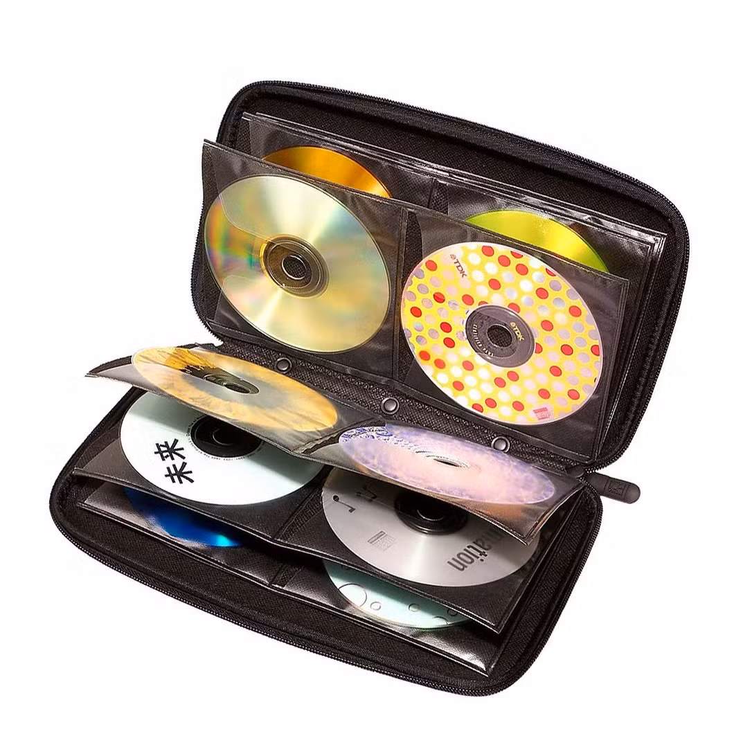 Waterproof CD Storage Organizer Designer EVA Custom CD DVD Bags Case