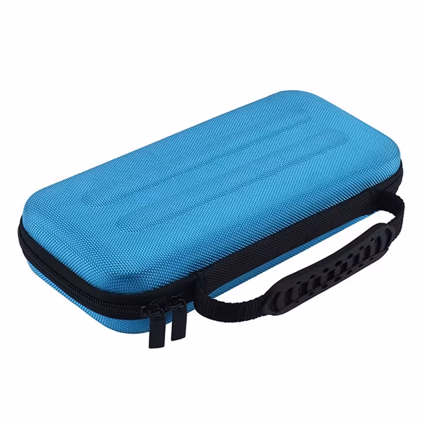 Blue Embossed Pattern Handbags EVA Carry Bag Case for Nintendo Switch (FRT2-407)