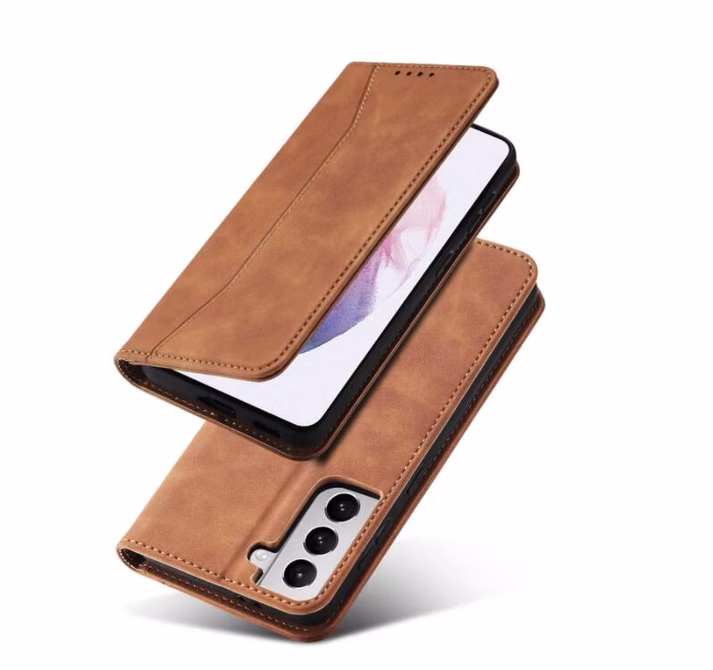Luxury Leather Mobile Phone Cases for Samsung Fashion Cell Phone Cover Leather Folder for Samsung S21