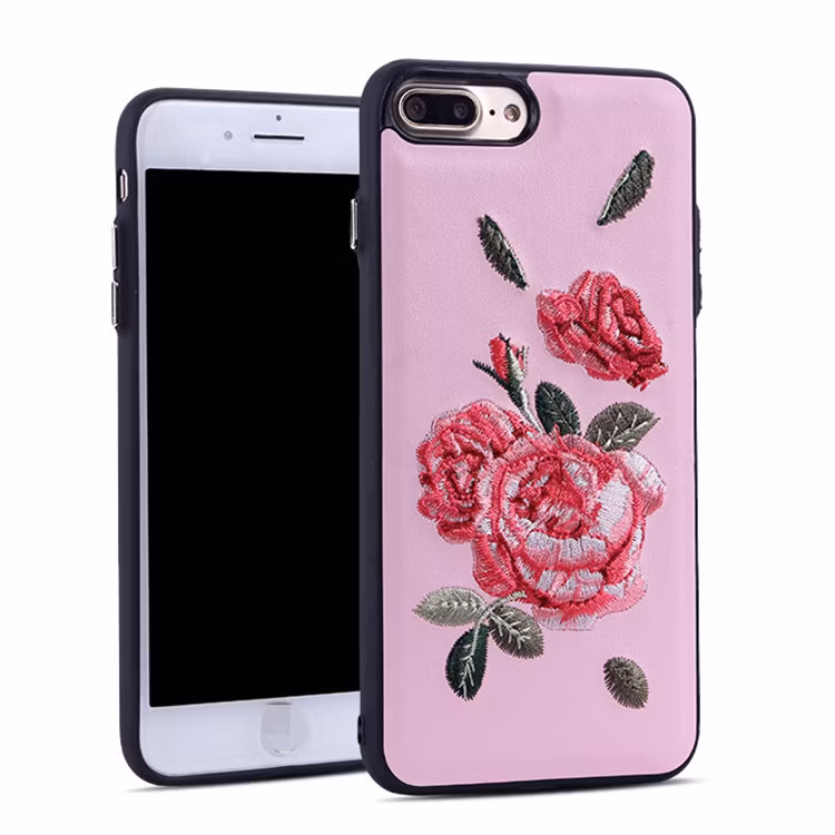 Mobile Phone Sewing Flower Case for iPhone 7