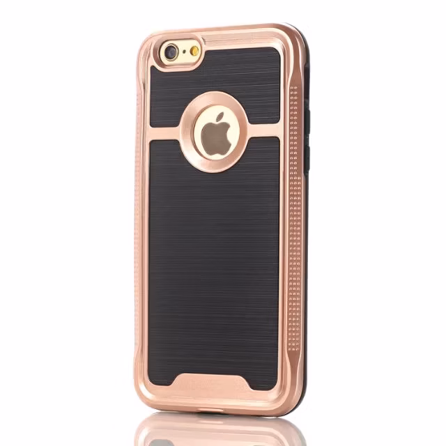Motomo Oil Spouting TPU Case with Electroplating Button-Blue